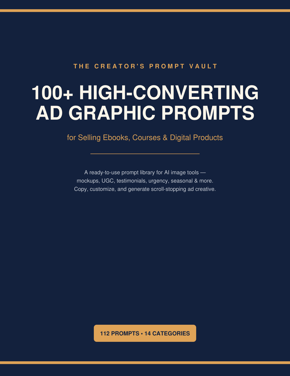 The Creator's Prompt Vault ebook cover