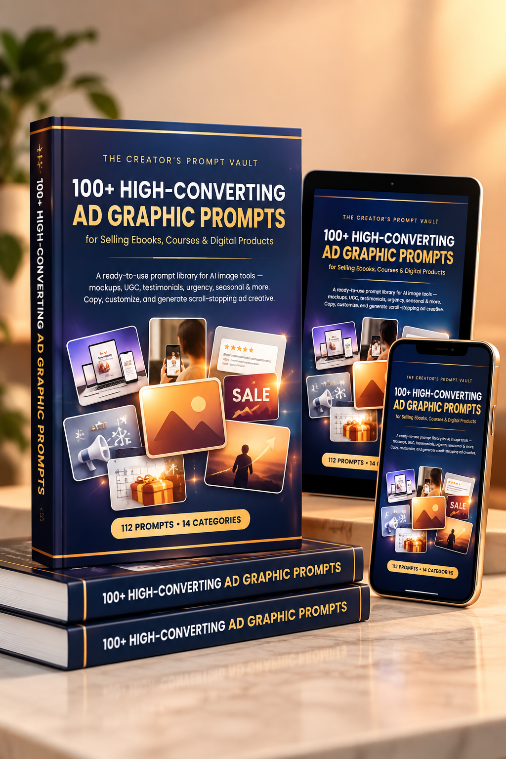 The Creator's Prompt Vault ebook mockup
